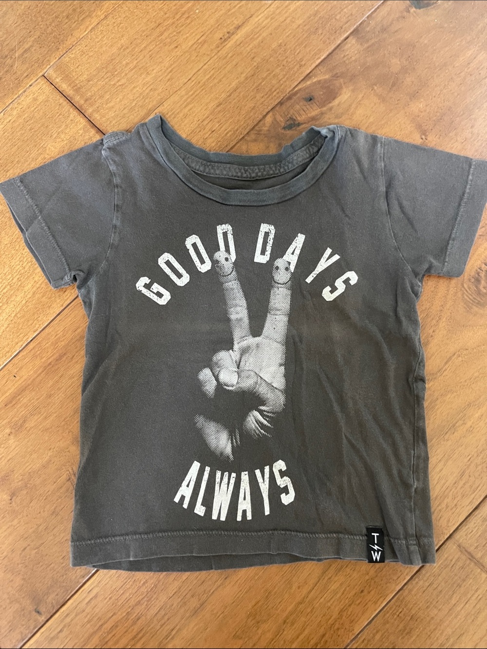 Kids' Charcoal 'Good Days Always' Graphic Tee